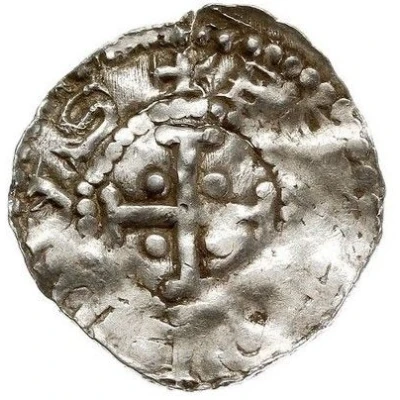 Denier - Berthold in name of Henry II ND back