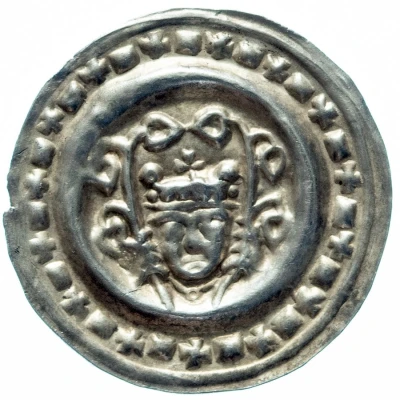 Denier Bracteate - Abbey with Royal Participation ND front