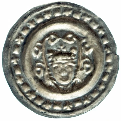 Denier Bracteate - Abbey with Royal Participation ND back