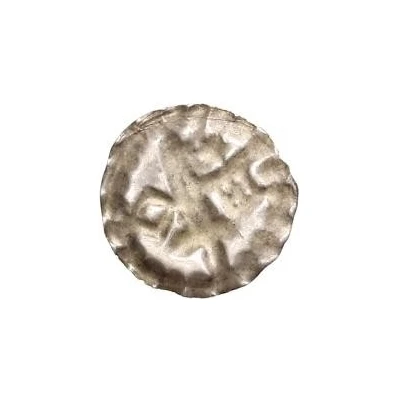 Denier Bracteate - Anonymous Sword left; key right and down; star above ND back