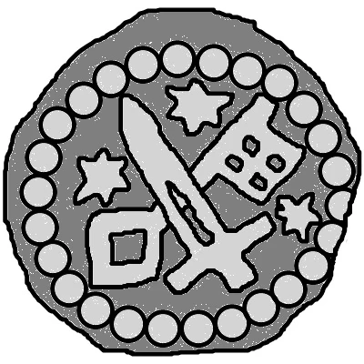 Denier Bracteate - Anonymous Sword right; key left and down; star left, right, and above ND front