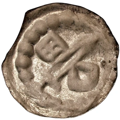 Denier Bracteate - Anonymous Sword right; key left and down ND back