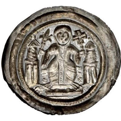 Denier Bracteate - Beatrix II of Winzenburg ND back