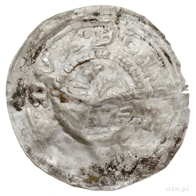 Denier Bracteate - Bolesław Mieszkowic or Leszek of Masovia Kruszwica or Inowrocław or Płock ND front