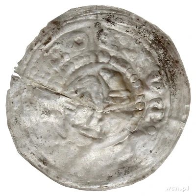 Denier Bracteate - Bolesław Mieszkowic or Leszek of Masovia Kruszwica or Inowrocław or Płock ND back