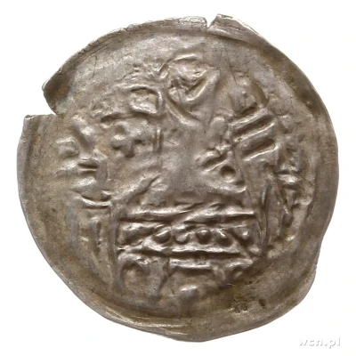 Denier Bracteate - Bolesław Mieszkowic or Leszek of Masovia Kruszwica or Inowrocław or Płock ND back