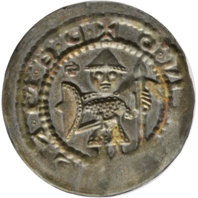 Denier Bracteate - Conrad of Wettin ND back