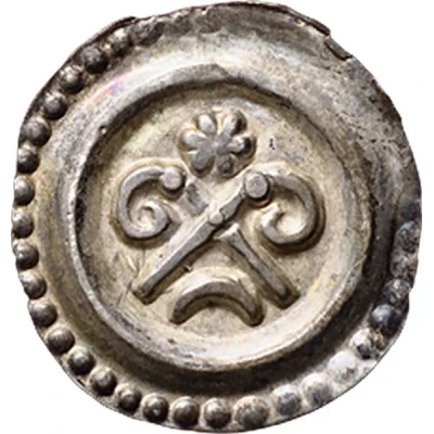 Denier Bracteate - Eberhard II of Waldburg-Thann ND front