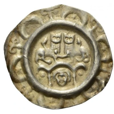 Denier Bracteate - Hartwig II of Hirnheim ND front