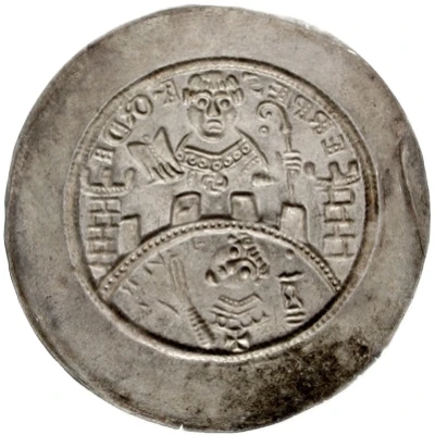 Denier Bracteate - Henry I of Harburg ND back