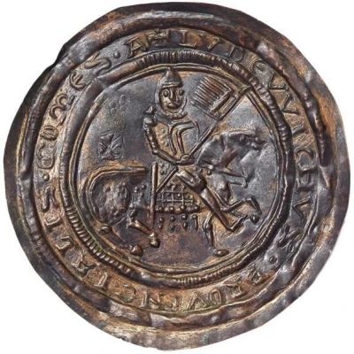 Denier Bracteate - Louis III ND front