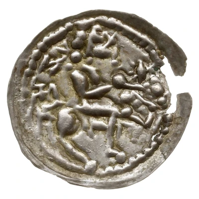 Denier Bracteate - Mieszko III the Old Gniezno or Kalisz ND front