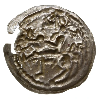 Denier Bracteate - Mieszko III the Old Gniezno or Kalisz ND back