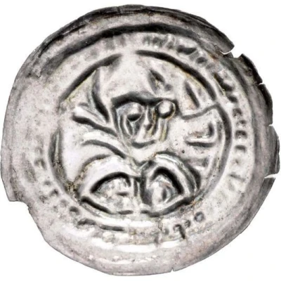 Denier Bracteate - Mieszko III the Old Gniezno or Kalisz ND front