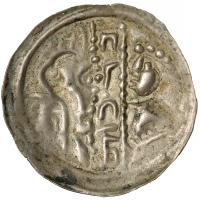 Denier Bracteate - Mieszko III the Old Gniezno or Kalisz ND front