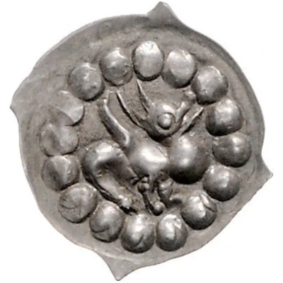 Denier Bracteate - Rudolph IV Breisach ND front