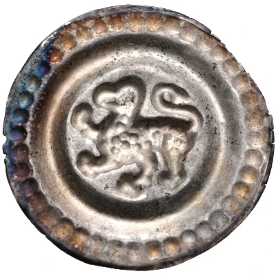 Denier Bracteate lion ND back