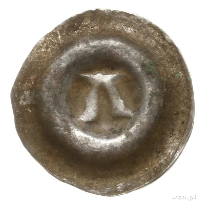 Denier Bracteate - unknown abbot jędrzejowski Jędrzejów ND front