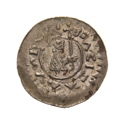 Denier - Bretislaus II and Vratislaus II ND front