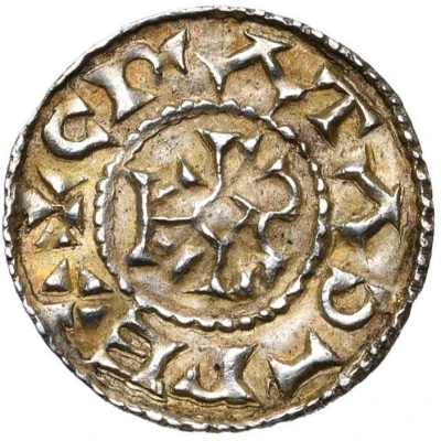 Denier - Charles II / Charles III Bruges front