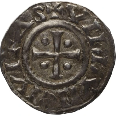 Denier - Charles II / Charles III Verdun back