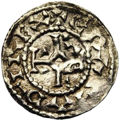 Denier - Charles II Auxerre front