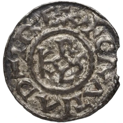 Denier - Charles II Kortrijk front