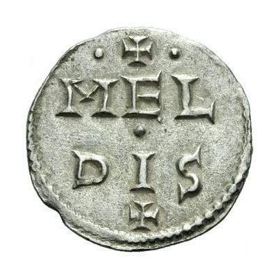 Denier - Charles II Meaux mint; CARLVS REX back