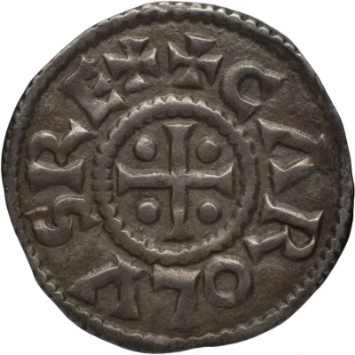 Denier - Charles II Palace mint; monogram front