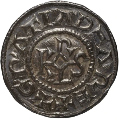 Denier - Charles II Therouanne mint; Type front