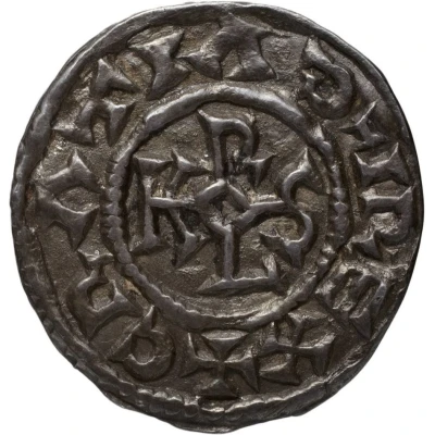 Denier - Charles II Valenciennes front