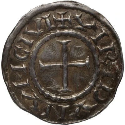 Denier - Charles II Verdun back