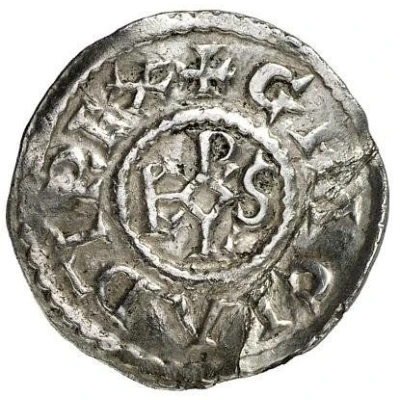 Denier - Charles II the Bald Aachen front