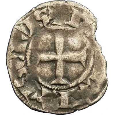 Denier - Charles of Valois rosette ND back