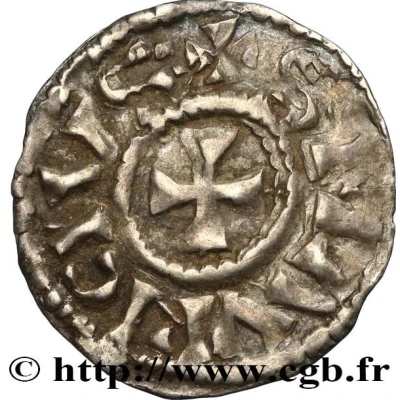 Denier - Henry III Vienne back