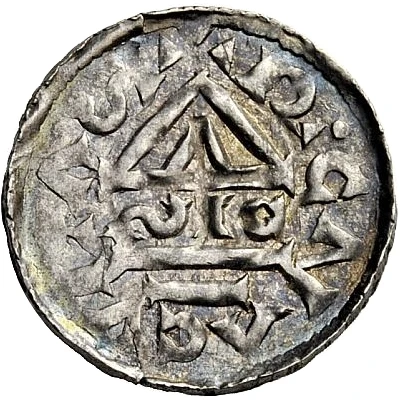 Denier - Henry II ND back