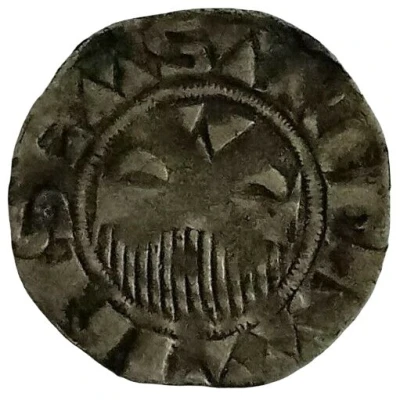 Denier - Henry II ND back