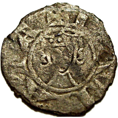 Denier - John I of Brienne 1st type ND back