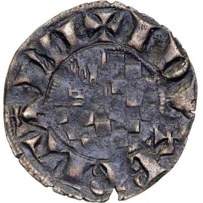 Denier - John III of Brittany and Isabel of Castile ND front