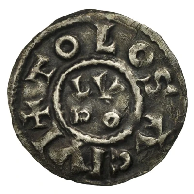 Denier - Louis II Toulouse back