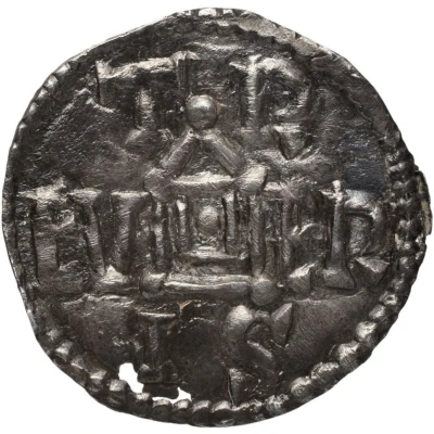 Denier - Louis IV the Child Trier mint; temple back