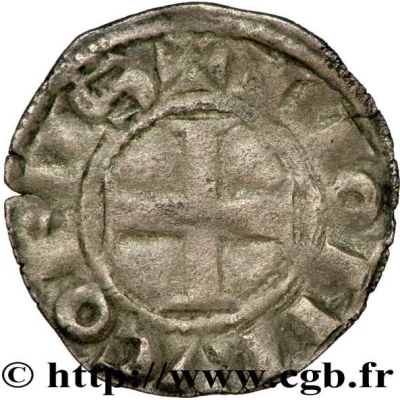 Denier - Odo of Burgundy ND back