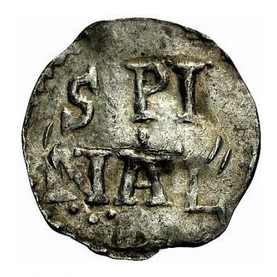 Denier - Theoderic II Epinal ND back