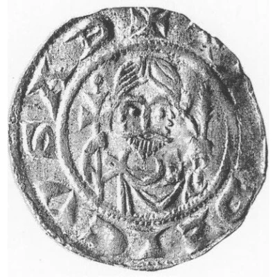 Denier - Theoderic III Gittelde ND front