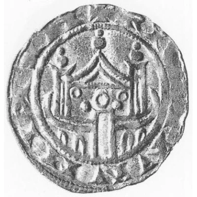 Denier - Theoderic III Gittelde ND back