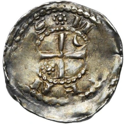 Denier - Theoderic IV of Lorraine ND back