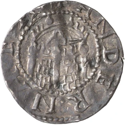 Denier - Theodoric I Andernach mint; city back