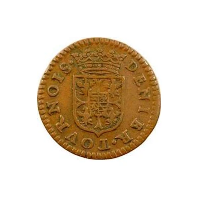 Denier Tournois - Charles I 1st type back