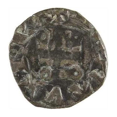 Denier Tournois - Charles II of Navarre ND back