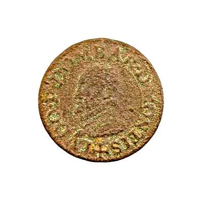 Denier Tournois - Louis II 1st type front